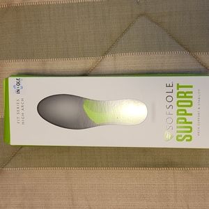 SOFSOLE SUPPORT FIT SERIES HIGH ARCH   UNISEX NWT